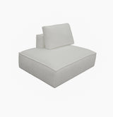 Divani Casa Lulu - Modern White Fabric Modular Sectional Sofa | VIG | Home Elegance USA
