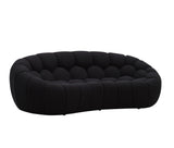 Divani Casa Yolonda - Modern Curved Black Fabric Sofa Set | VIG - Home Elegance USA