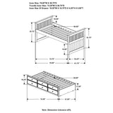 Twin Daybed W/ Trundle - Rochford Twin Captain's Daybed with Storage Trundle Black