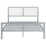 Full Bed - Cooper Metal Full Open Frame Bed Silver