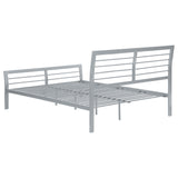 Full Bed - Cooper Metal Full Open Frame Bed Silver