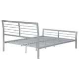 Full Bed - Cooper Metal Full Open Frame Bed Silver