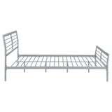 Queen Bed - Cooper Metal Queen Open Frame Bed Silver