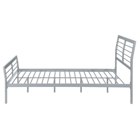 Twin Bed - Cooper Metal Twin Open Frame Bed Silver