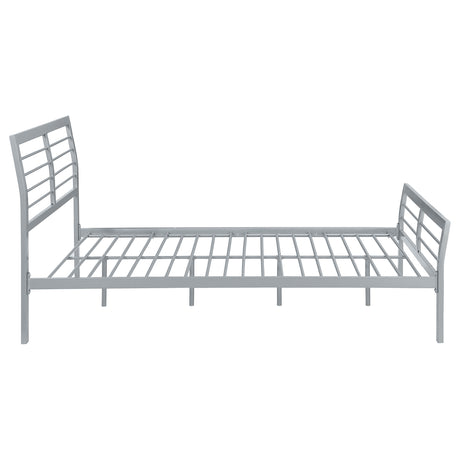 Twin Bed - Cooper Metal Twin Open Frame Bed Silver