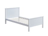 Acme - Bungalow Twin Bed 30025T White Finish