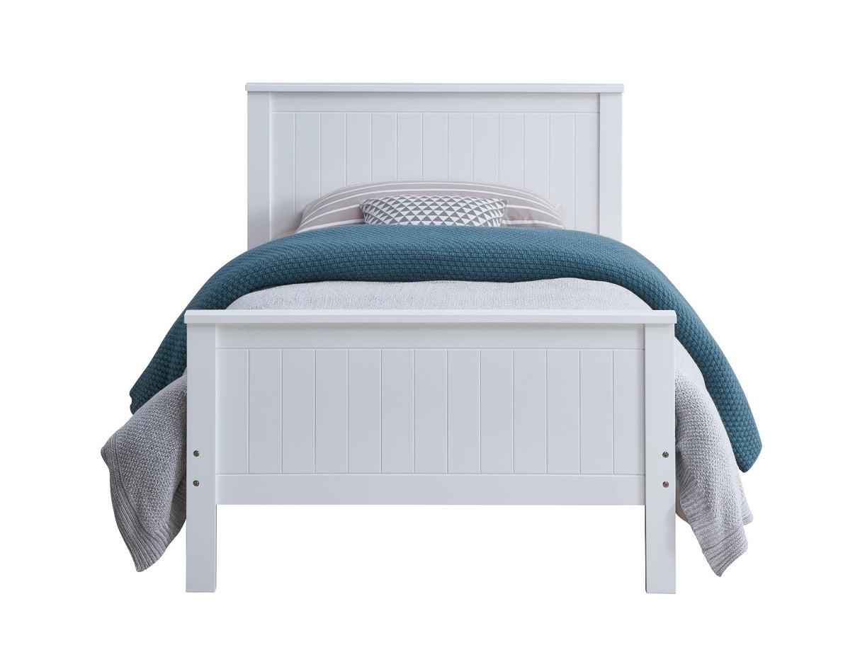 Acme - Bungalow Twin Bed 30025T White Finish