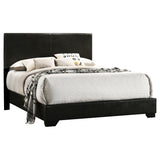 Eastern King Bed - Conner Upholstered Eastern King Panel Bed Black