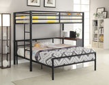 Full Bed - Fisher Metal Full Open Frame Bed Gunmetal