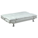 Dilleston Tufted Back Upholstered Sofa Bed White | Coaster | Home Elegance USA