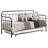 Twin Daybed W/ Trundle - Livingston Daybed with Trundle Dark Bronze