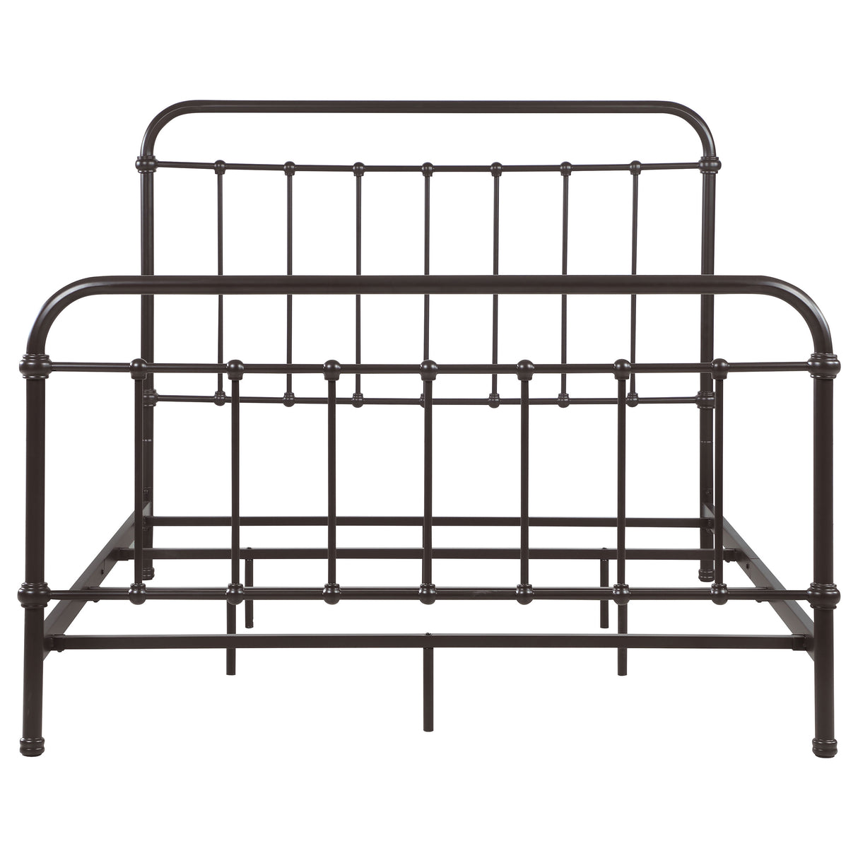 Eastern King Bed - Livingston Metal Eastern King Open Frame Bed Dark Bronze