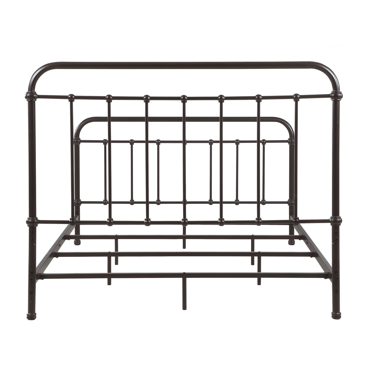 Eastern King Bed - Livingston Metal Eastern King Open Frame Bed Dark Bronze