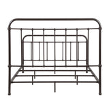 Eastern King Bed - Livingston Metal Eastern King Open Frame Bed Dark Bronze