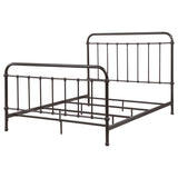 Queen Bed - Livingston Metal Queen Open Frame Bed Dark Bronze