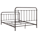 Queen Bed - Livingston Metal Queen Open Frame Bed Dark Bronze