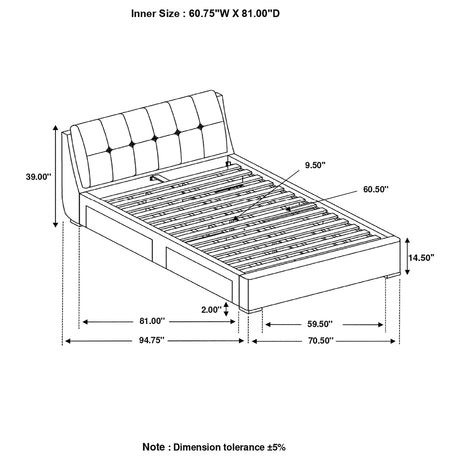 Queen Storage Bed - Fenbrook Upholstered Queen Storage Panel Bed Grey