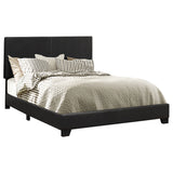 California King Bed - Dorian Upholstered California King Panel Bed Black