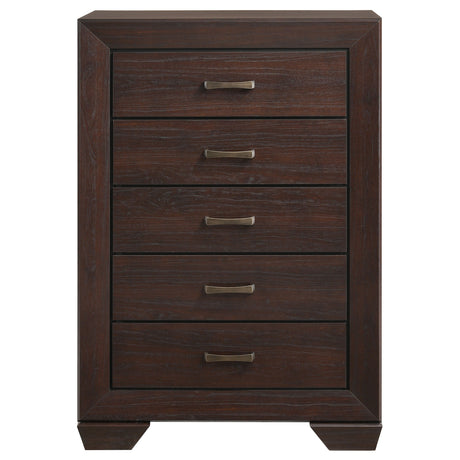 Full Bed 5 Pc Set - Dorian 5-piece Full Bedroom Set Dark Cocoa