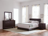 Eastern King Bed 4 Pc Set - Dorian 4-piece Eastern King Bedroom Set Dark Cocoa