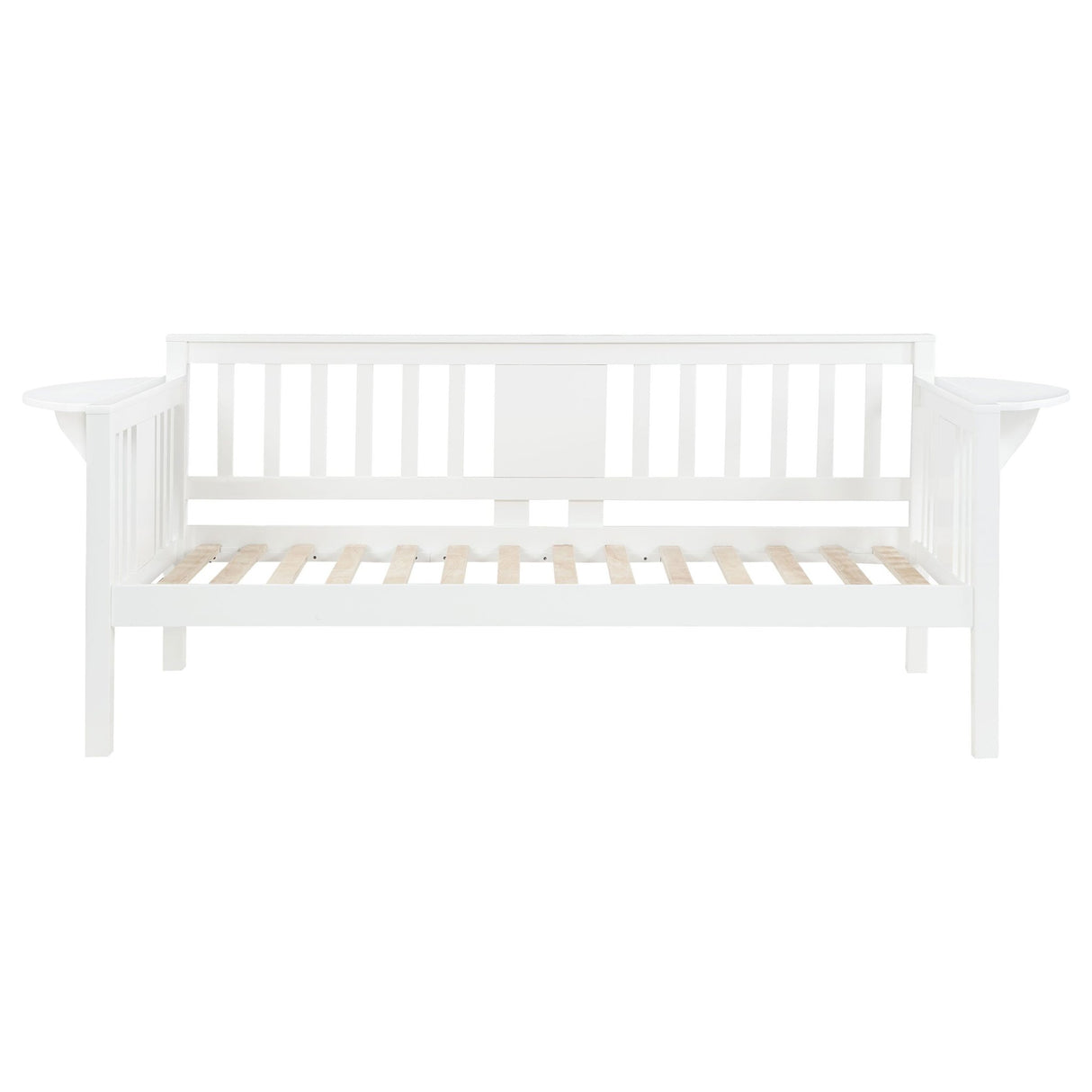 Bethany Wood Twin Daybed with Drop - down Tables White | Coaster | Home Elegance USA