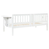 Bethany Wood Twin Daybed with Drop - down Tables White | Coaster | Home Elegance USA