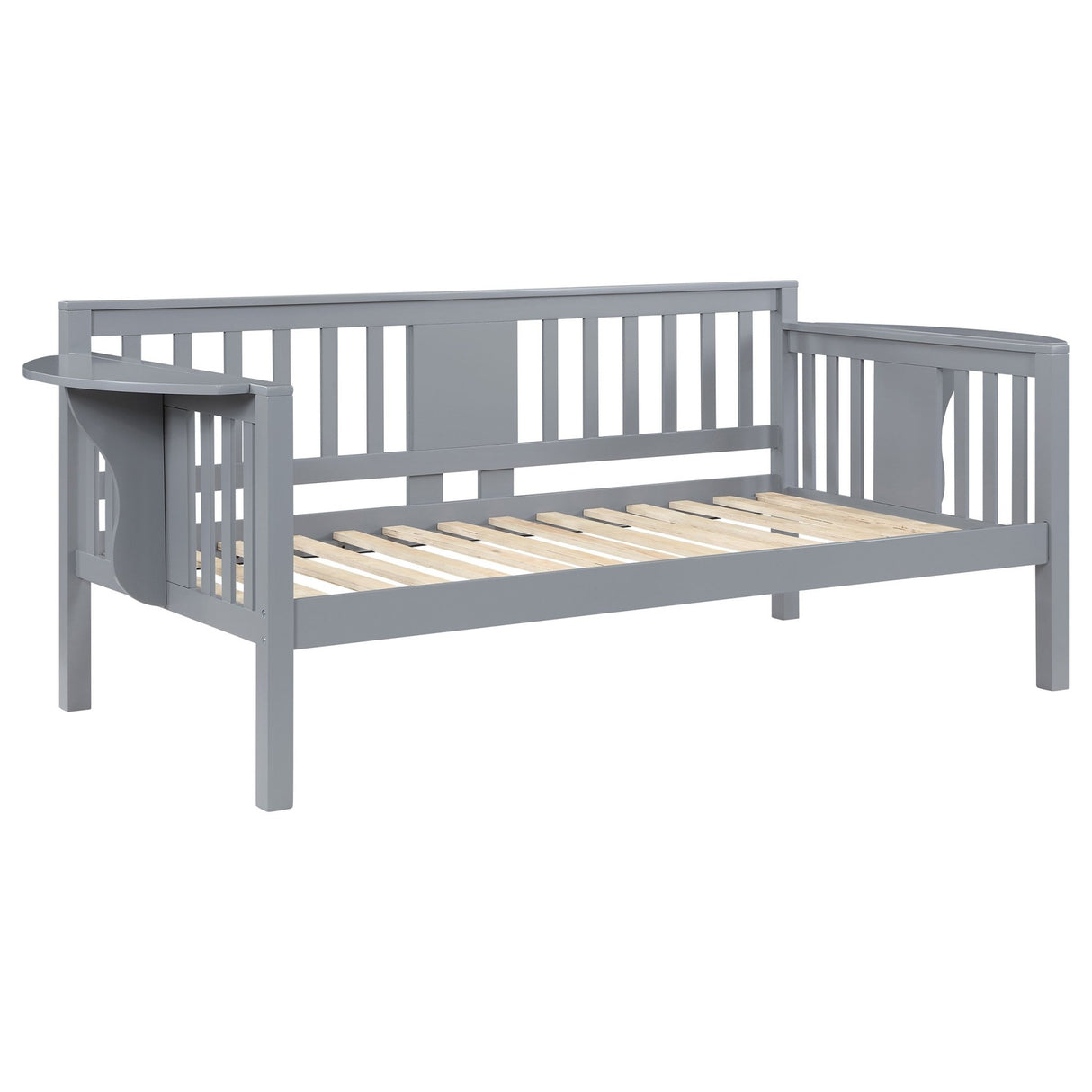 Bethany Wood Twin Daybed with Drop - down Tables Grey | Coaster | Home Elegance USA