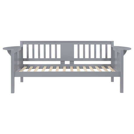 Bethany Wood Twin Daybed with Drop - down Tables Grey | Coaster | Home Elegance USA