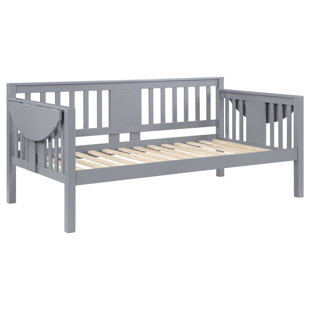 Bethany Wood Twin Daybed with Drop - down Tables Grey | Coaster | Home Elegance USA