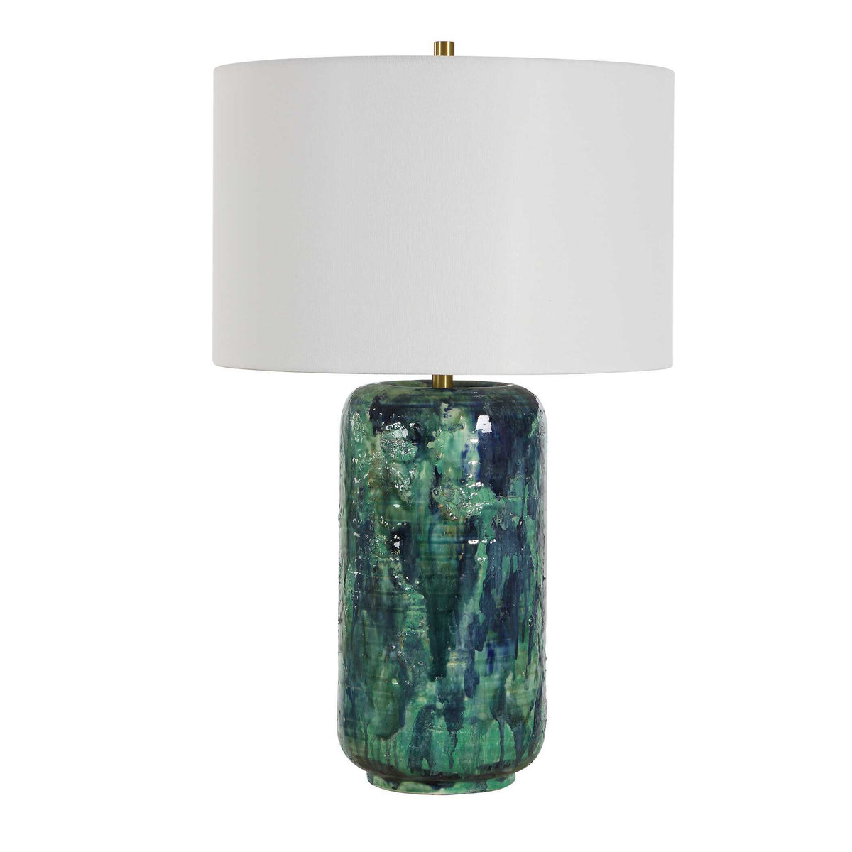 Out Of The Blue Table Lamp - Blue / Green by Uttermost - View 4