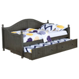 Twin Daybed W/ Trundle - Julie Ann Twin Daybed with Trundle Warm Grey