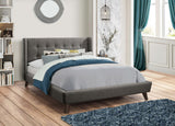 Carrington Upholstered Full Wingback Bed Grey | Coaster | Home Elegance USA