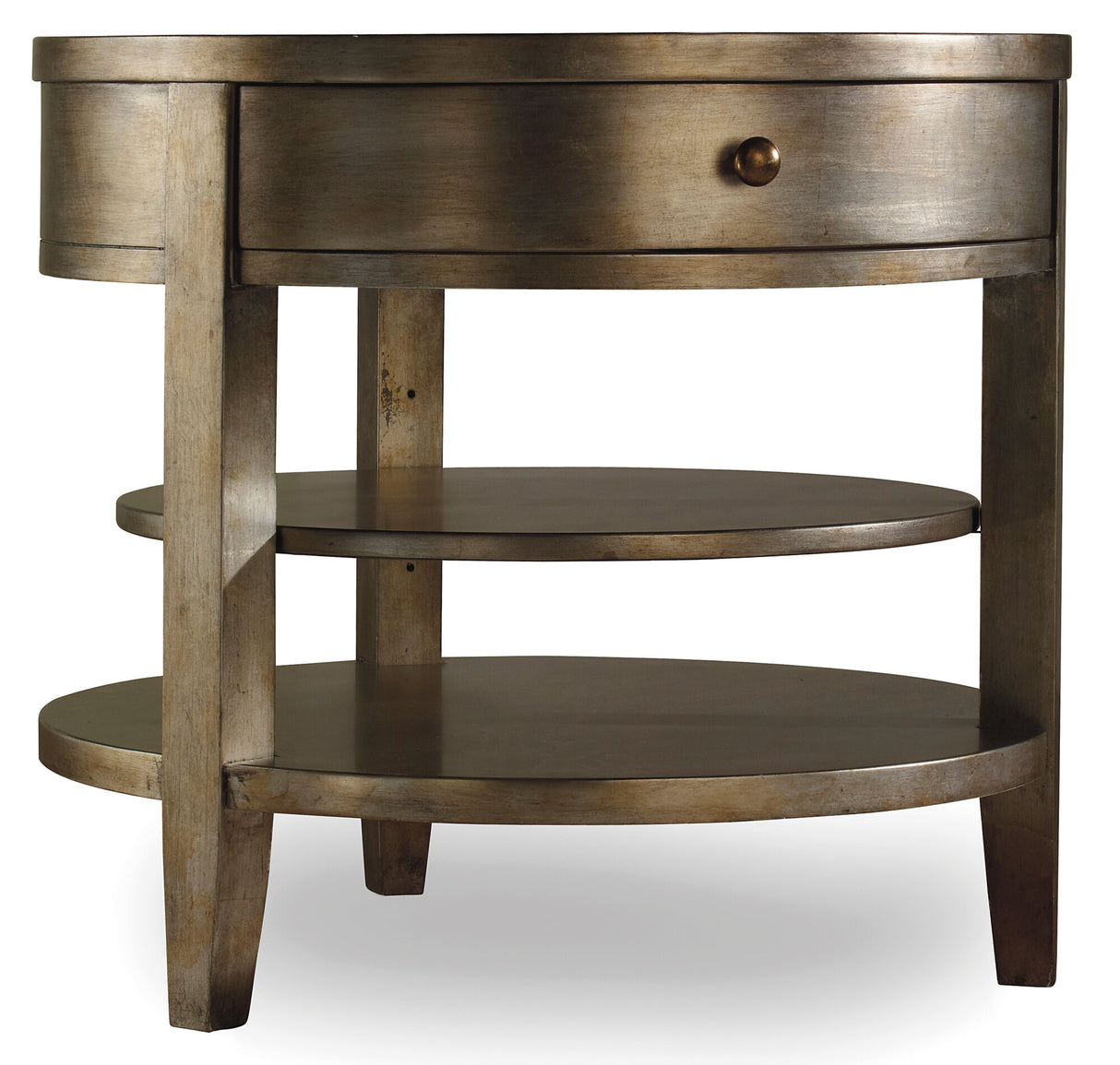 Sanctuary One-Drawer Round Lamp Table Visage – Hooker Furniture - sold by Home Elegance USA