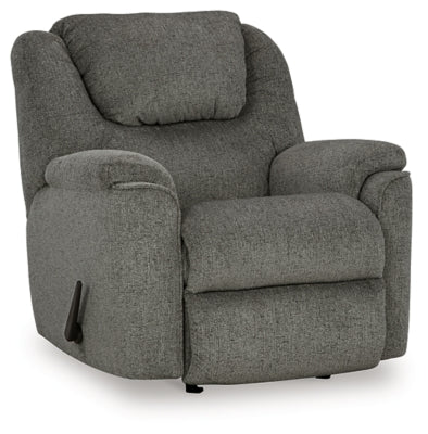 Ashley Mineral Bindura Rocker Recliner - Velvet | Home Elegance USA