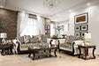 Caldiran - Sofa & Loveseat - Beige / Brown