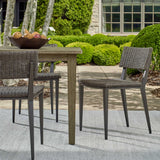 Calbas Outdoor Dining Chair - Black by Uttermost - View 2