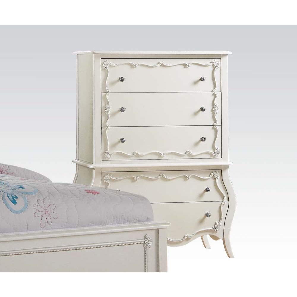 Acme - Edalene Chest 30515 Pearl White Finish