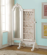 Acme - Edalene Jewelry Armoire 30520 Pearl White Finish