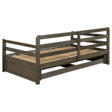 Twin Xl Daybed W/ Extension Trundle - Sorrento 2-drawer Twin XL Daybed with Extension Trundle Grey