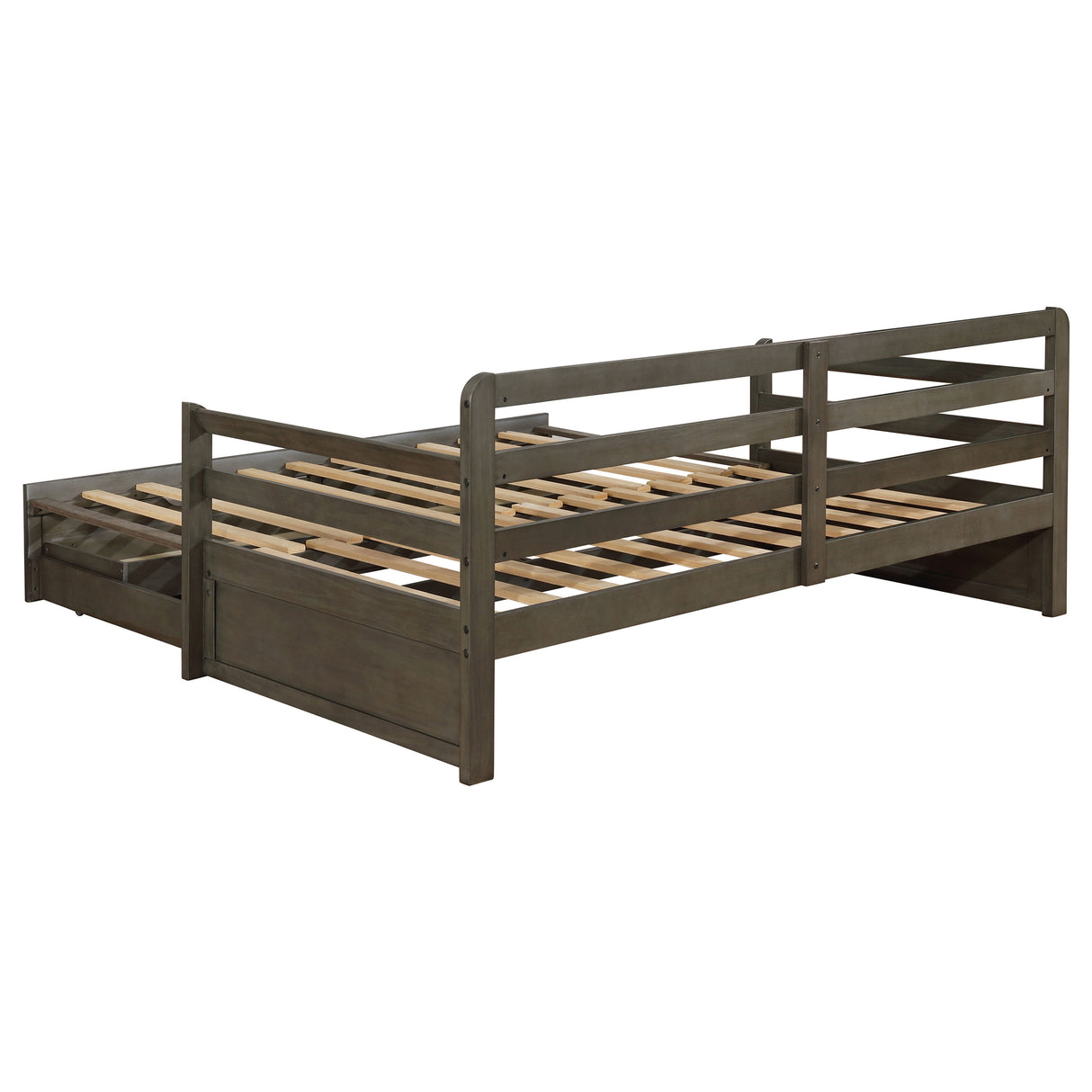 Twin Xl Daybed W/ Extension Trundle - Sorrento 2-drawer Twin XL Daybed with Extension Trundle Grey