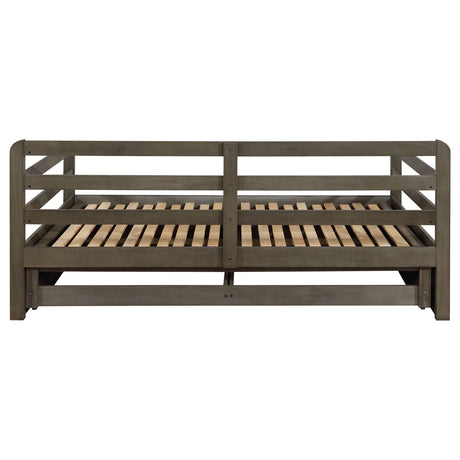Twin Xl Daybed W/ Extension Trundle - Sorrento 2-drawer Twin XL Daybed with Extension Trundle Grey