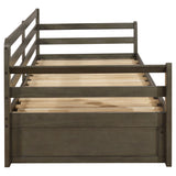 Twin Xl Daybed W/ Extension Trundle - Sorrento 2-drawer Twin XL Daybed with Extension Trundle Grey