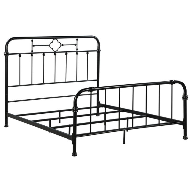 Queen Bed - Packlan Metal Queen Open Frame Bed Matte Black