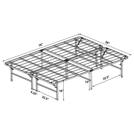 Queen Platform - Mabel Queen Mattress Support Black