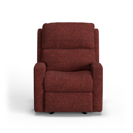 Catalina Transitional Fabric Power Recliner With Power Headrest | Flexsteel