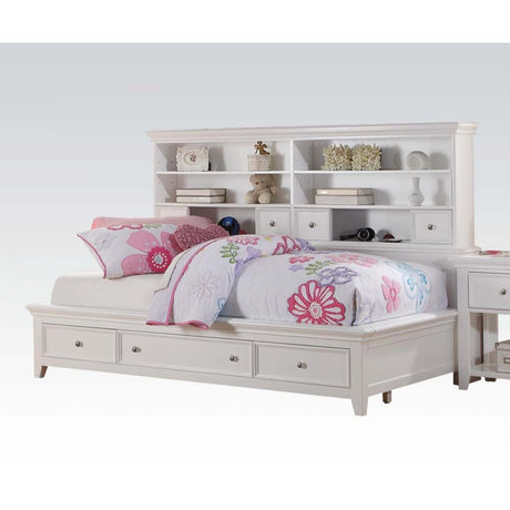 Acme - Lacey Daybed W/Storage (Full) 30595F White Finish