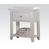 Acme - Lacey Nightstand W/1 Drawer 30598 White Finish