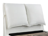 Eastern King Bed  - Gwendoline Upholstered Eastern King Panel Bed White