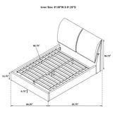 Queen Bed - Gwendoline Upholstered Queen Panel Bed White