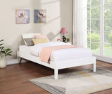 Twin  Bed - Hounslow Platform Twin Bed White